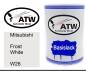 Preview: Mitsubishi, Frost White, W26: 500ml Lackdose, von ATW Autoteile West.